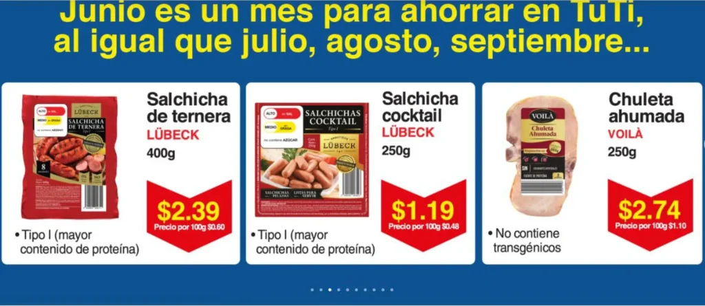 tuti catalogo de productos